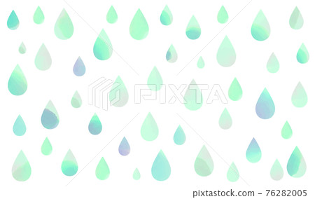Watercolor drop pattern (fresh green green) random 76282005