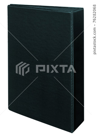 black folder isolated on white background 76282068