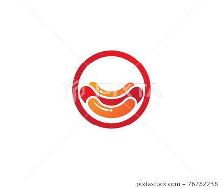 Hot Dog logo vector Hot Dog logo vector 76282238