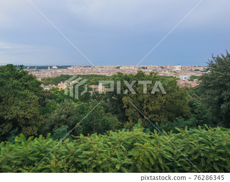 View on Rome from Belvedere del Gianicolo spot View on Rome from Belvedere del Gianicolo spot 76286345