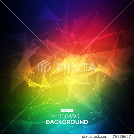 Abstract Low poly, Molecule And Communication Background. Abstract colorfull bright technology vector background. Connection structure. Vector science background. Polygonal vector background. Abstract Low poly, Molecule And Communication Background. Abstract colorfull bright technology vector background. Connection structure. Vector science background. Polygonal vector background. 76286607