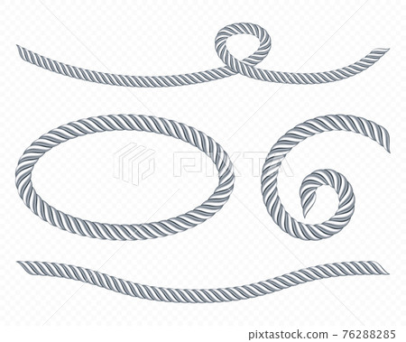 Silver ropes, frame of twisted twines Silver ropes, frame of twisted twines 76288285