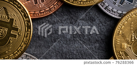 比特幣 虛擬貨幣 加密貨幣 貨幣 頂視圖 Bitcoin cryptocurrency ビットコイン 比特幣 虛擬貨幣 加密貨幣 貨幣 頂視圖 Bitcoin cryptocurrency ビットコイン 76288366