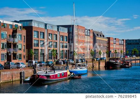 View of the harbour of Delfshaven. Rotterdam, Netherlands View of the harbour of Delfshaven. Rotterdam, Netherlands 76289845