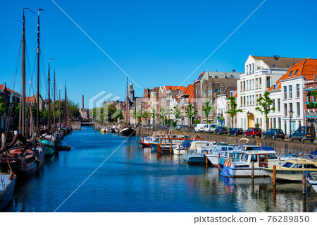 View of the harbour of Delfshaven. Rotterdam, Netherlands View of the harbour of Delfshaven. Rotterdam, Netherlands 76289850