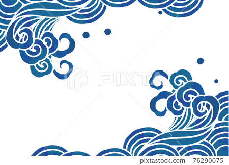 海浪矢量圖素材 76290075