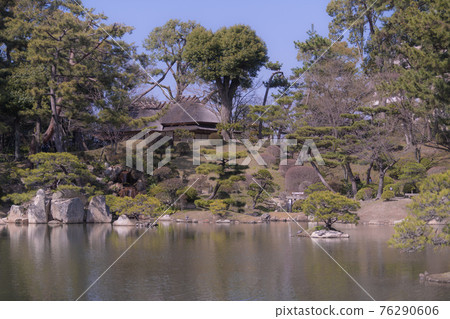 初春的修景園風光 76290606