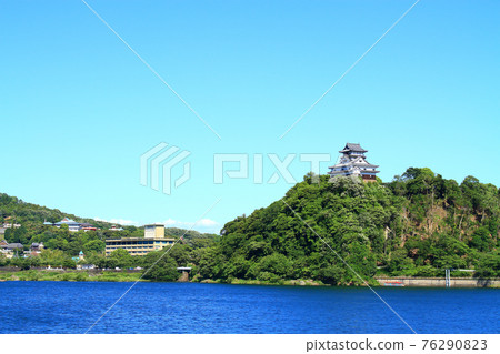Scenery of Inuyama City, Inuyama Castle and Kiso River Scenery of Inuyama City, Inuyama Castle and Kiso River 76290823