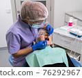 dental examination by the dentist 76292967