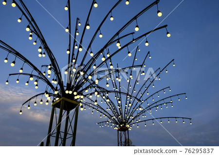 light bulb pole festival decoration 76295837