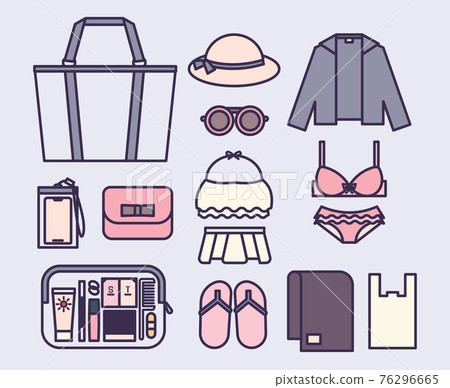 出海時應攜帶的物品Essentials Goods Illustration資料集 出海時應攜帶的物品Essentials Goods Illustration資料集 76296665