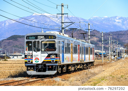 Ueda Dentetsu 1000 series 1003F (Nature and friends No. 2) Maita-Yagisawa (mountain back) 76297202