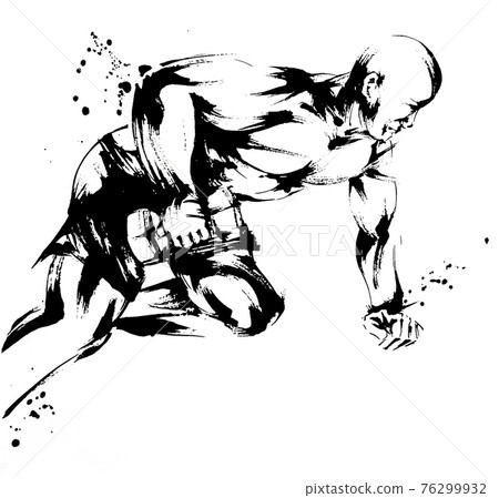 Illustration of fitness gym and muscle training Illustration of fitness gym and muscle training 76299932