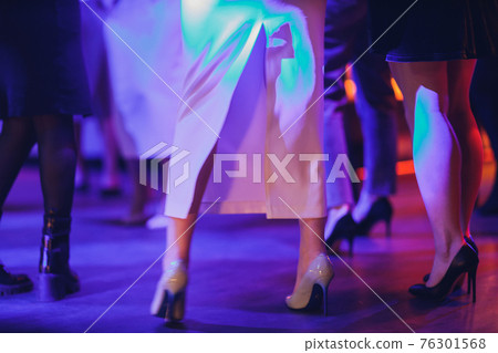 style. fashion. shoes. high women's black boots. beautiful female legs. 76301568
