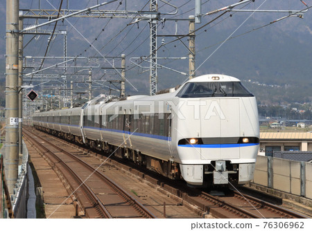 Limited express "Thunderbird" running on the Kosei Line 76306962