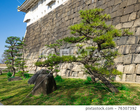 [大阪] 大阪城的城牆 76307392