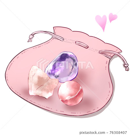 Power stone and drawstring bag pink Power stone and drawstring bag pink 76308407