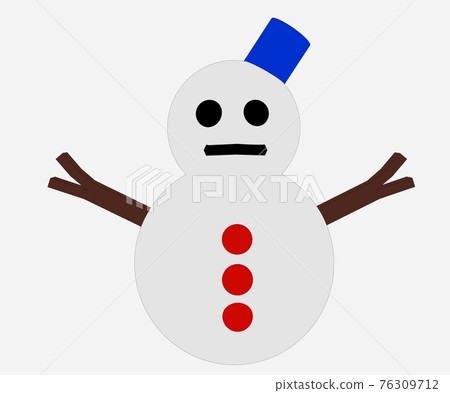 簡單可愛的雪人 76309712