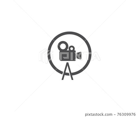 Camera Movie logo vector 76309976