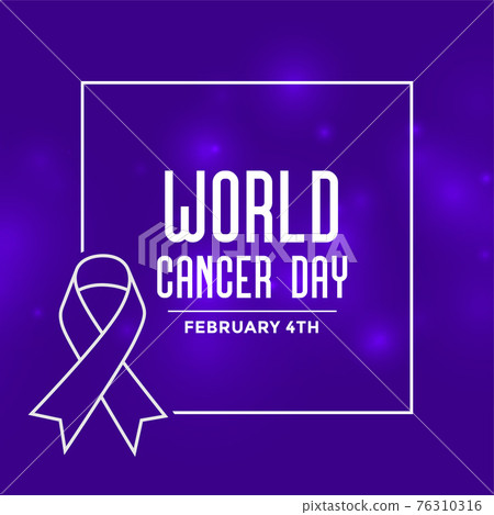 concept banner for world cancer day event 76310316