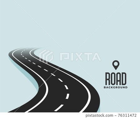 winding curve black road path background design winding curve black road path background design 76311472
