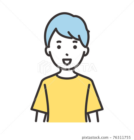 孩子們，男孩們，面部表情，微笑 76311755