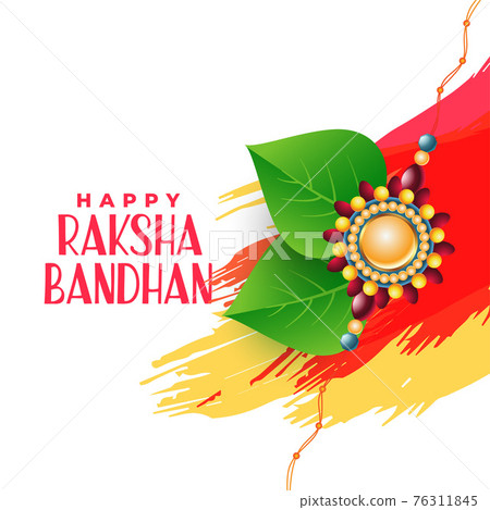 brother and sister bonding raksha bandhan background 76311845