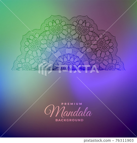 abstract mandala pattern decorative background 76311903