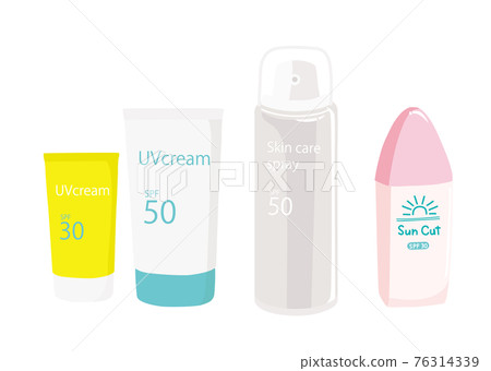 Sunscreen illustration 76314339