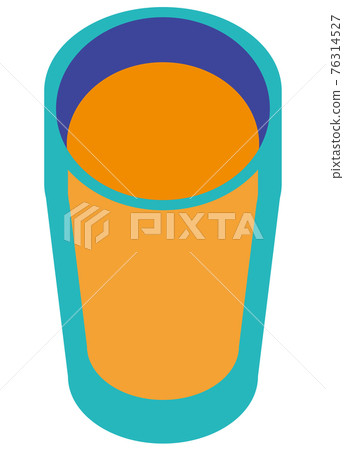 Orange juice into the glass Orange juice into the glass 76314527
