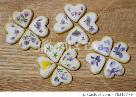 野花和香草餅乾 76315779