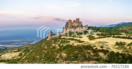 Castle of Loarre and surroundings, Hoya de Huesca Gigapan Aragon Huesca Spain Castle of Loarre and surroundings, Hoya de Huesca Gigapan Aragon Huesca Spain 76317280