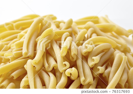 Pasta Casa Lecce (pasta with an S-shaped cut - Stock Photo