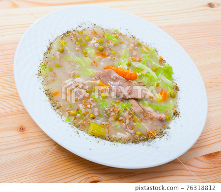 Traditional Scotch broth 76318812