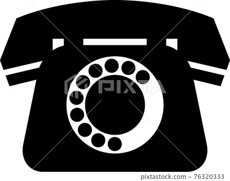 Dial phone icon 76320333