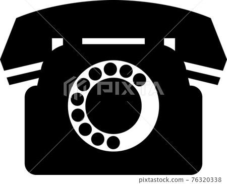 Dial phone icon 76320338
