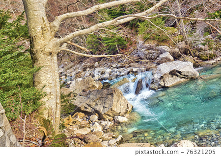 Veral River, Anso Valley, Valles Occidentales Natural Park, Spain Veral River, Anso Valley, Valles Occidentales Natural Park, Spain 76321205