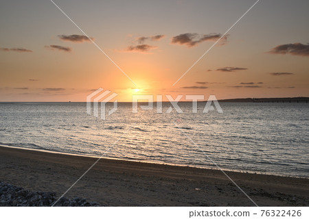 Evening landscape Evening landscape 76322426