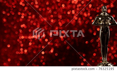 Silver award cup on sparkling background. Silver award cup on sparkling background. 76325195