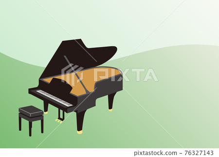 三角鋼琴波浪綠 76327143