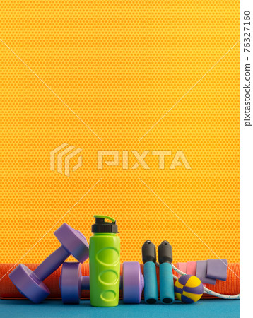 still life of group sports equipment for womens still life of group sports equipment for womens 76327160