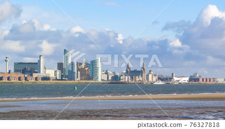 Liverpool city skyline from across the River Mersey, UK. Liverpool city skyline from across the River Mersey, UK. 76327818