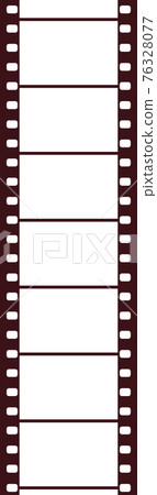 可用於橫幅和特色圖像的垂直棕褐色電影膠片 76328077