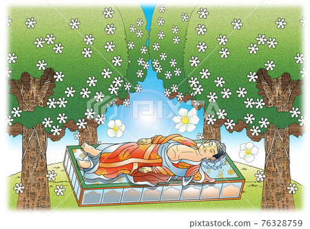 Buddha, reclining Buddha 76328759