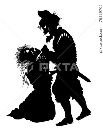 羅生門，剪影，圖畫書，皮影戲 006 76329705