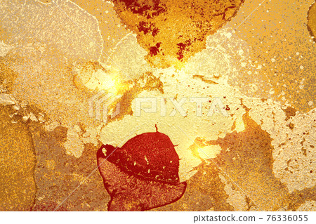 Orange, red and gold abstract alcohol ink marble texture Orange, red and gold abstract alcohol ink marble texture 76336055
