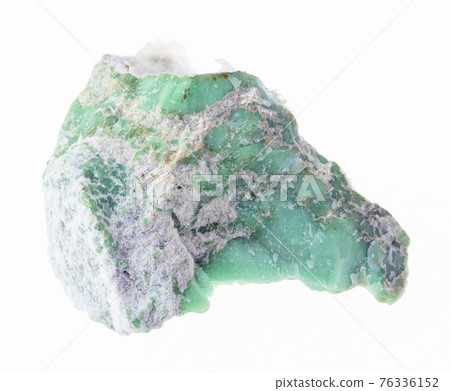 rough variscite stone on white rough variscite stone on white 76336152