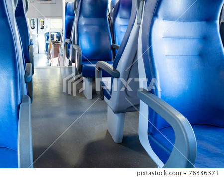interior of railway passenger car in Italy 76336371