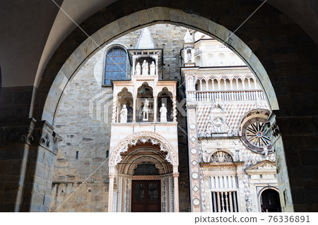 view Basilica from arch of Palazzo della Ragione 76336891