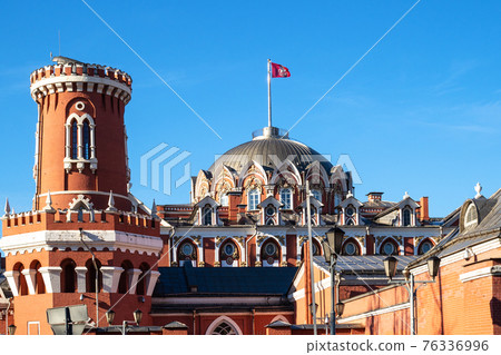 towers of Petrovsky Traveling Palace in Moscow 76336996